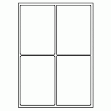 417 - Label Size 97mm x 140mm - 4 labels per sheet